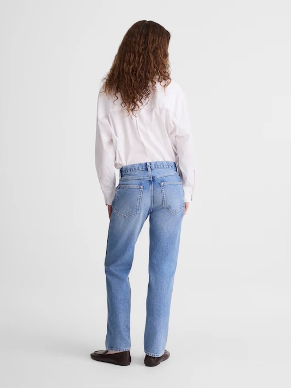 NWT Madewell Dean Easy Straight Jean 30 Classic Straight Light Blue Women's Jean - Picture 4 of 7